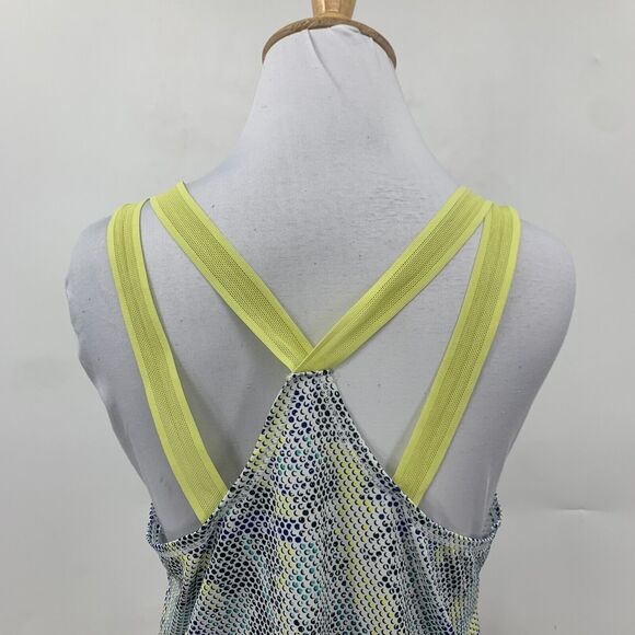 Under Armour Mesh Strap Tank Top Womens S Small Loose Heatgear Athletic Abstract - Picture 7 of 11